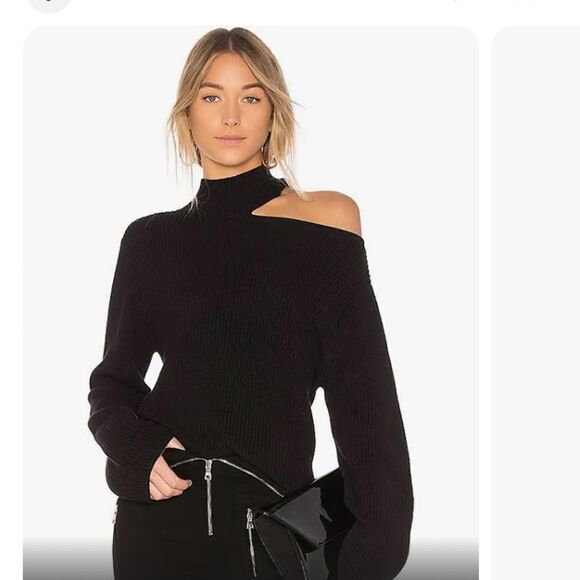 RtA Langley Sweater in Black Size XXS - Picture 1 of 4